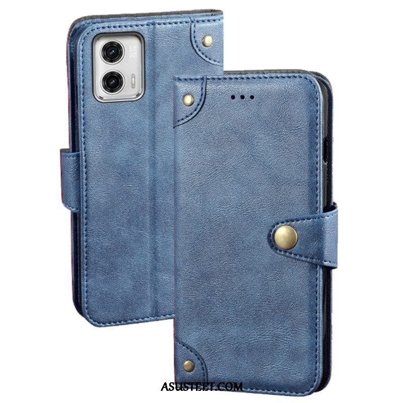 Flip Case Moto G73 5G Idewei Magneettipainike