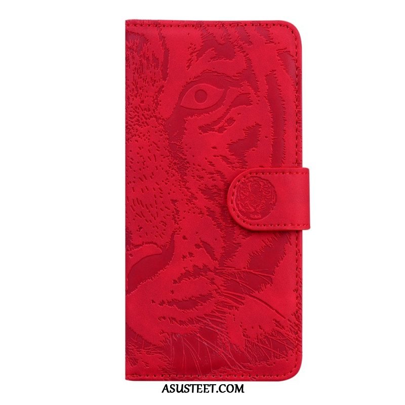 Flip Case OnePlus Nord CE 2 5G Naamioitu Tiikeri