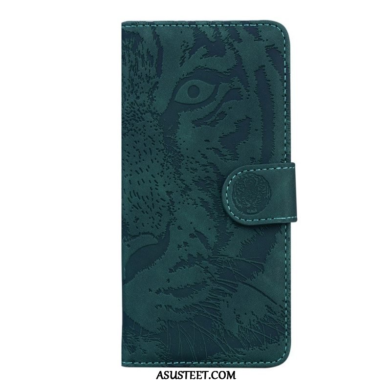 Flip Case OnePlus Nord CE 2 5G Naamioitu Tiikeri