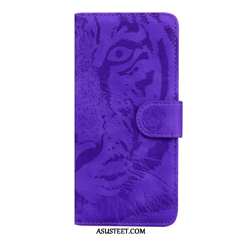 Flip Case OnePlus Nord CE 2 5G Naamioitu Tiikeri