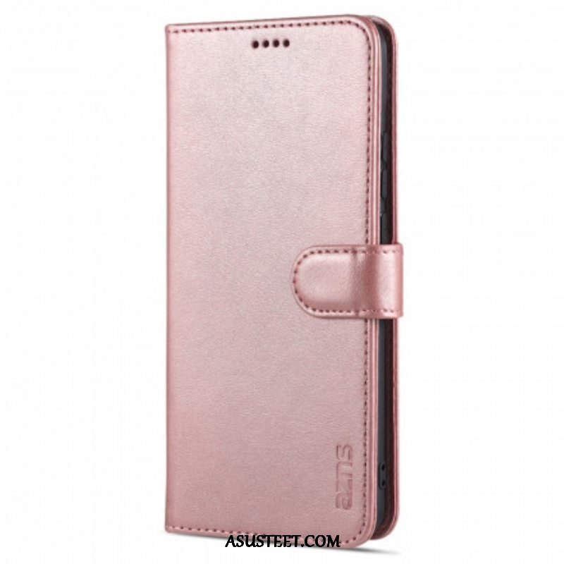 Flip Case Oppo A15 Azns-nahkaefekti