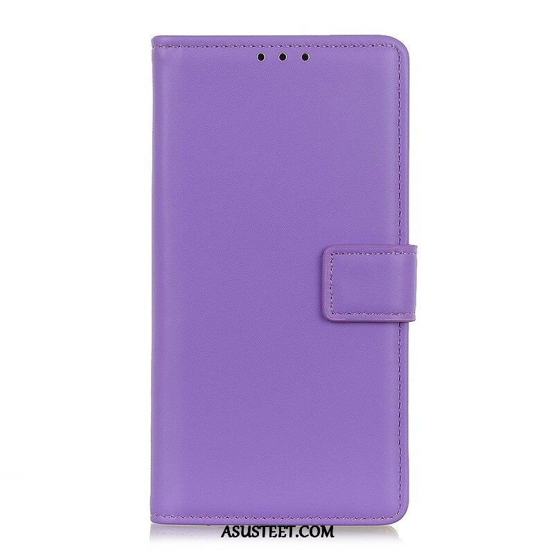 Flip Case Oppo Find X3 Pro Tavallista Keinonahkaa