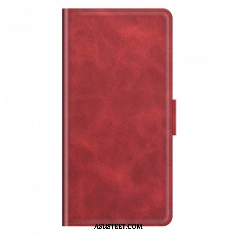 Flip Case Oppo Reno 6 5G Kaksoissulkeminen