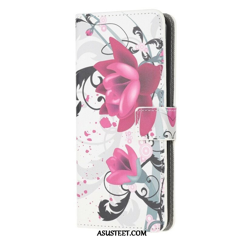 Flip Case Samsung Galaxy A42 5G Trooppiset Kukat