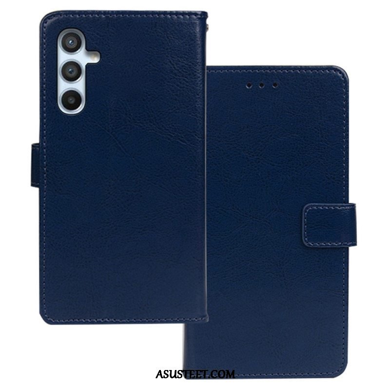 Flip Case Samsung Galaxy A54 5G Nahkajäljitelmä Idewei