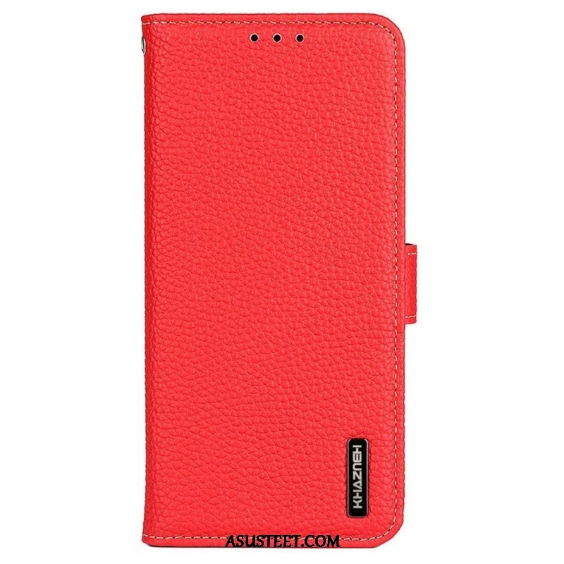 Flip Case Samsung Galaxy M13 Khazneh Litsi Nahka