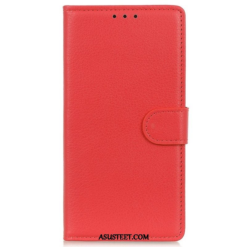 Flip Case Samsung Galaxy M13 Perinteinen Keinonahka