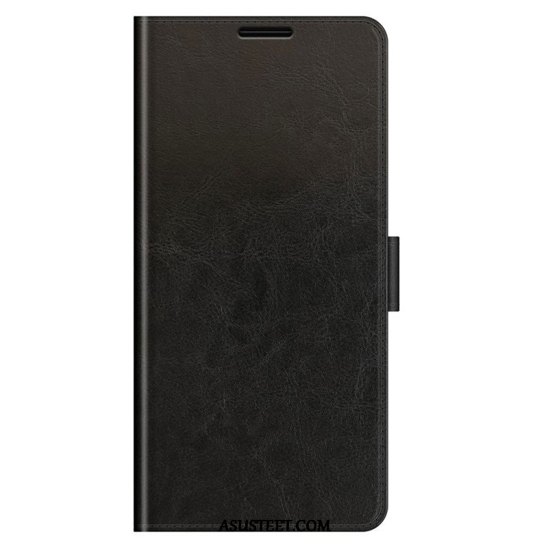 Flip Case Samsung Galaxy M32 Klassinen Nahkaefekti