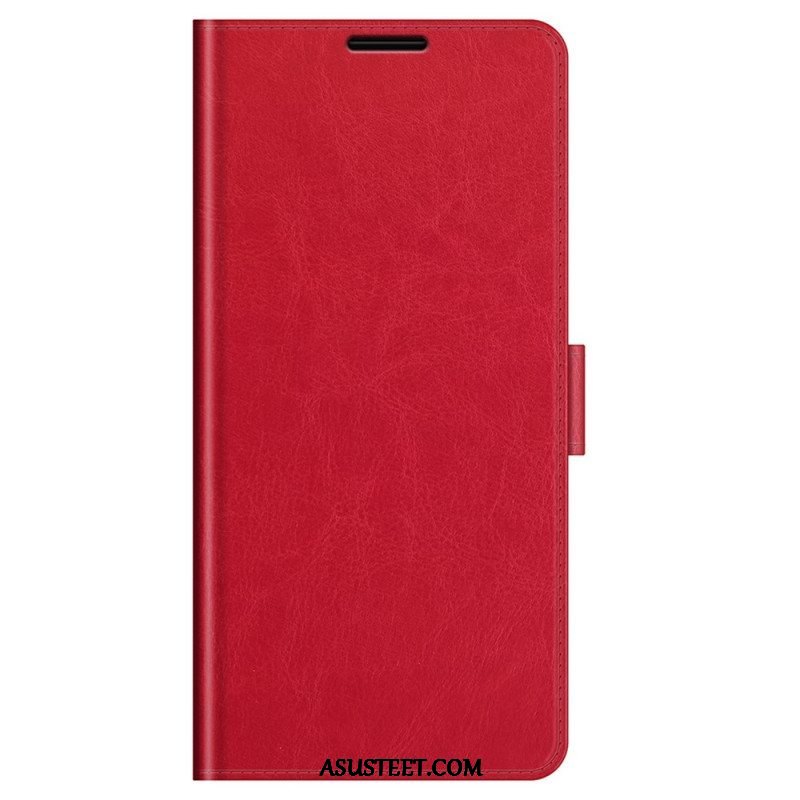 Flip Case Samsung Galaxy M32 Klassinen Nahkaefekti