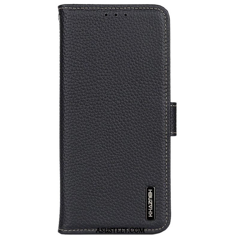 Flip Case Samsung Galaxy M33 5G Khazneh Litsi Nahka