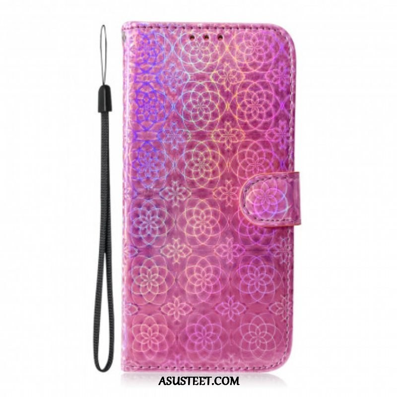 Flip Case Samsung Galaxy S21 Plus 5G Puhdas Väri