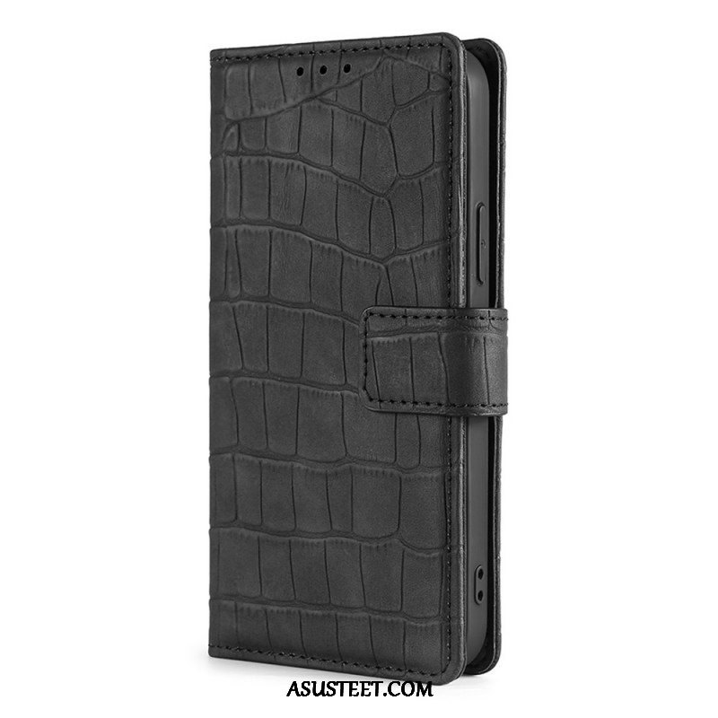 Flip Case Samsung Galaxy S22 Plus 5G Krokotiilin Ihovaikutus