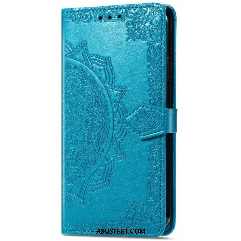 Flip Case Samsung Galaxy S22 Ultra 5G Mandala Keskiaika