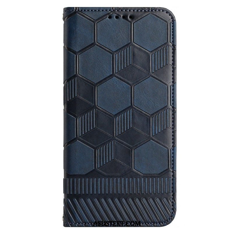 Flip Case Samsung Galaxy S23 5G Jalkapallon Kuvio