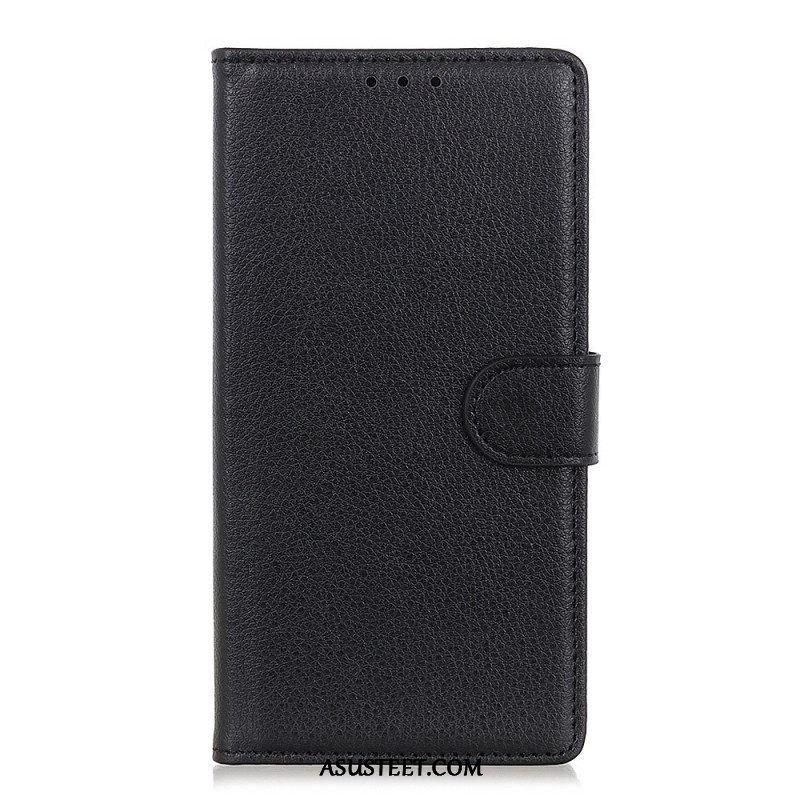 Flip Case Sony Xperia 1 IV Perinteinen Litchi Faux Leather