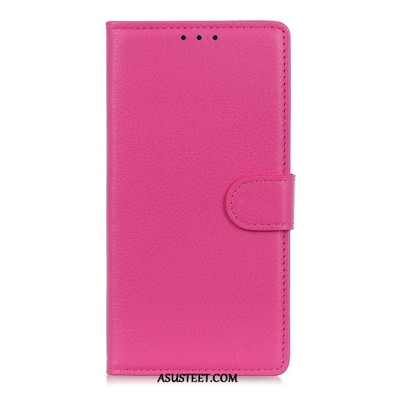 Flip Case Sony Xperia 1 IV Perinteinen Litchi Faux Leather