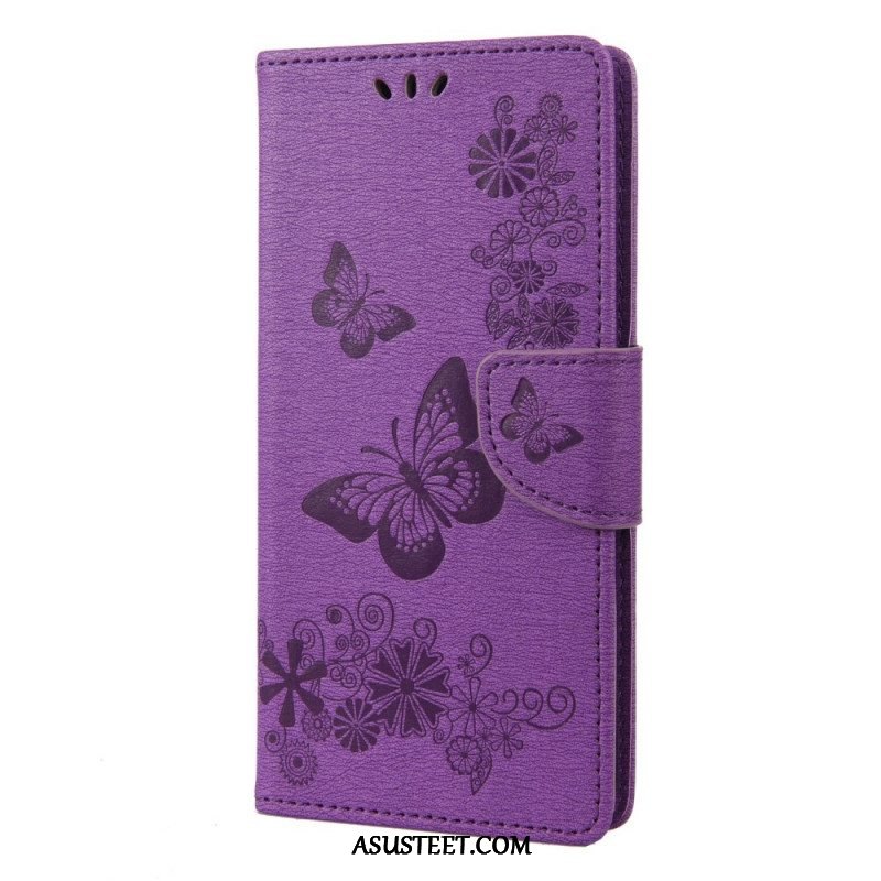 Flip Case Sony Xperia 10 IV Perhosia Lennossa