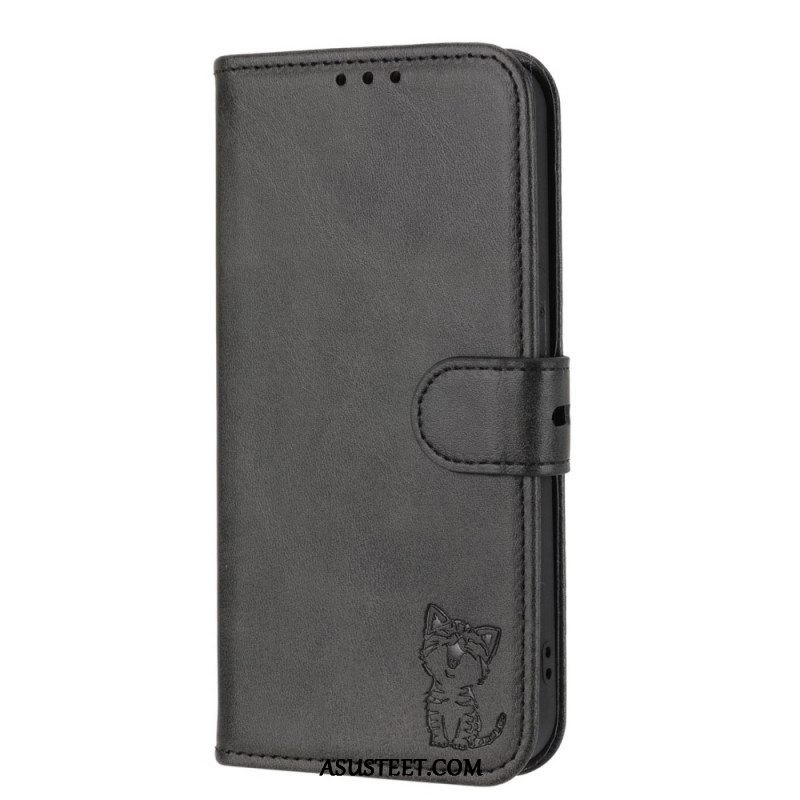 Flip Case Sony Xperia 10 IV Pieni Kissanpentu