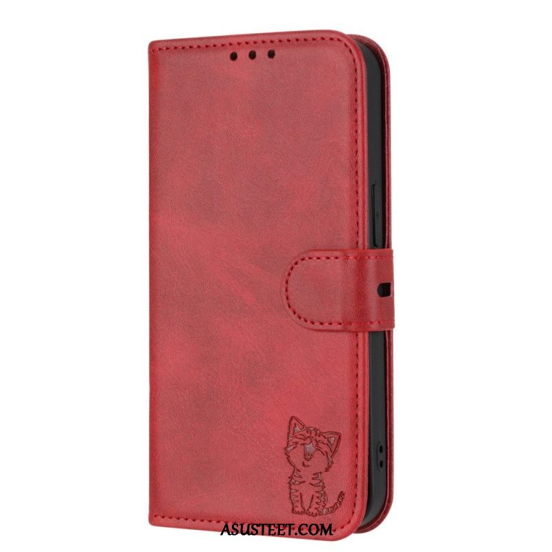 Flip Case Sony Xperia 10 IV Pieni Kissanpentu