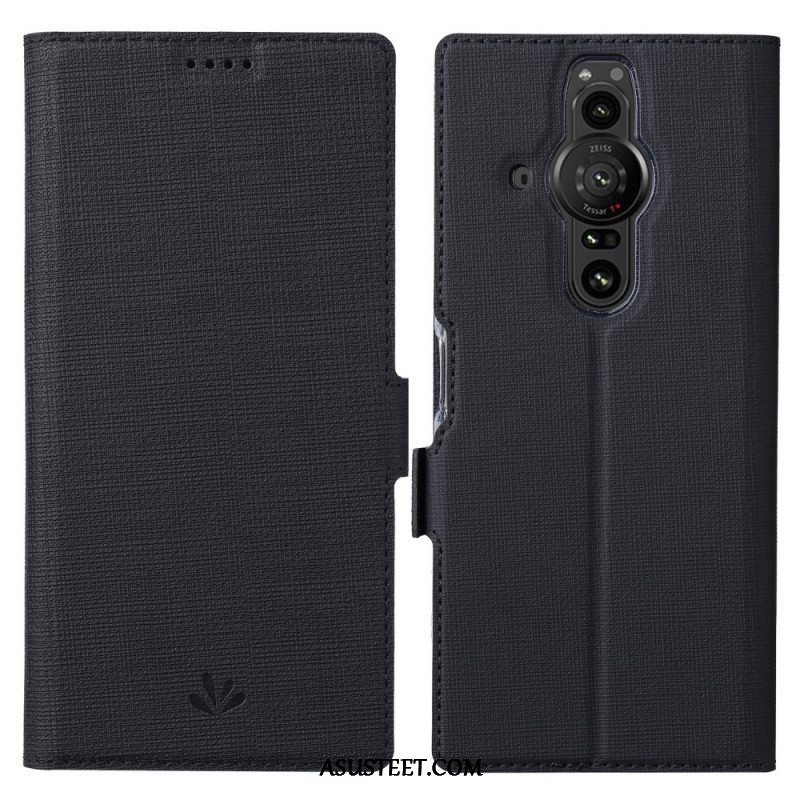 Flip Case Sony Xperia Pro-I Teksturoitu Vili Dmx