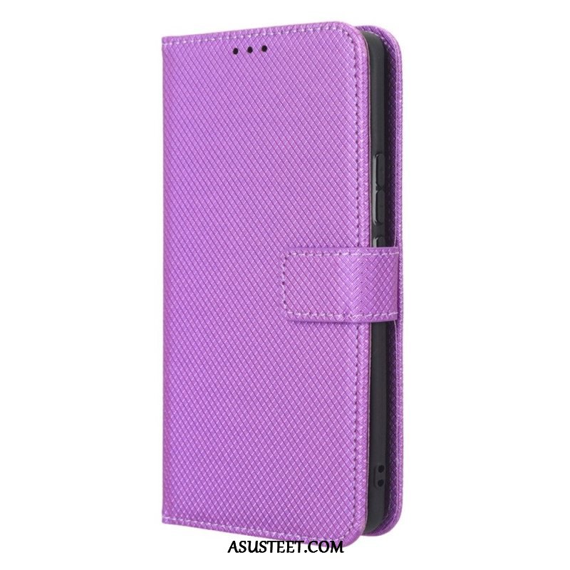 Flip Case Xiaomi 13 Suojaketju Kuori Tyylikäs Strappy Faux Leather