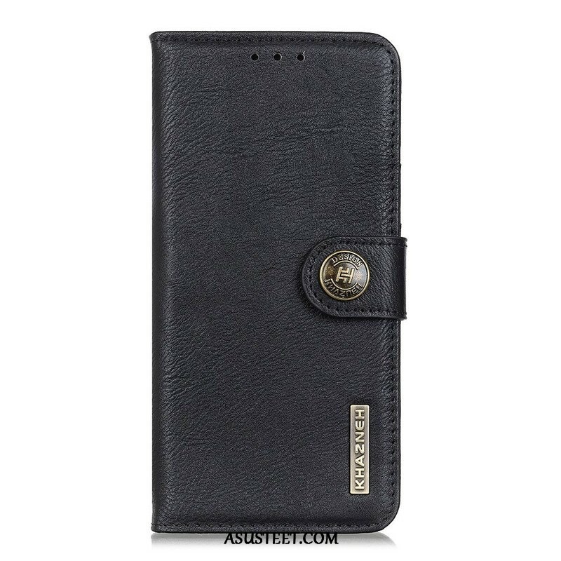 Flip Case Xiaomi Redmi Note 10 5G Khazneh Retro Halkaistu Keinonahka