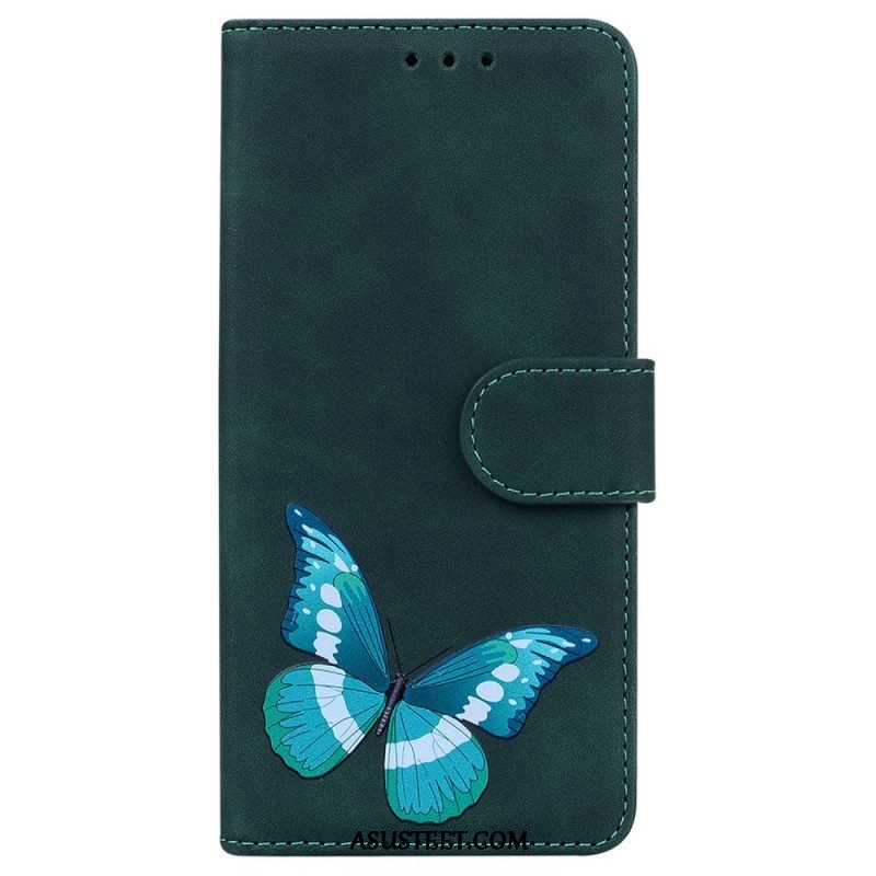 Flip Case Xiaomi Redmi Note 10 Pro Skin Touch Butterfly