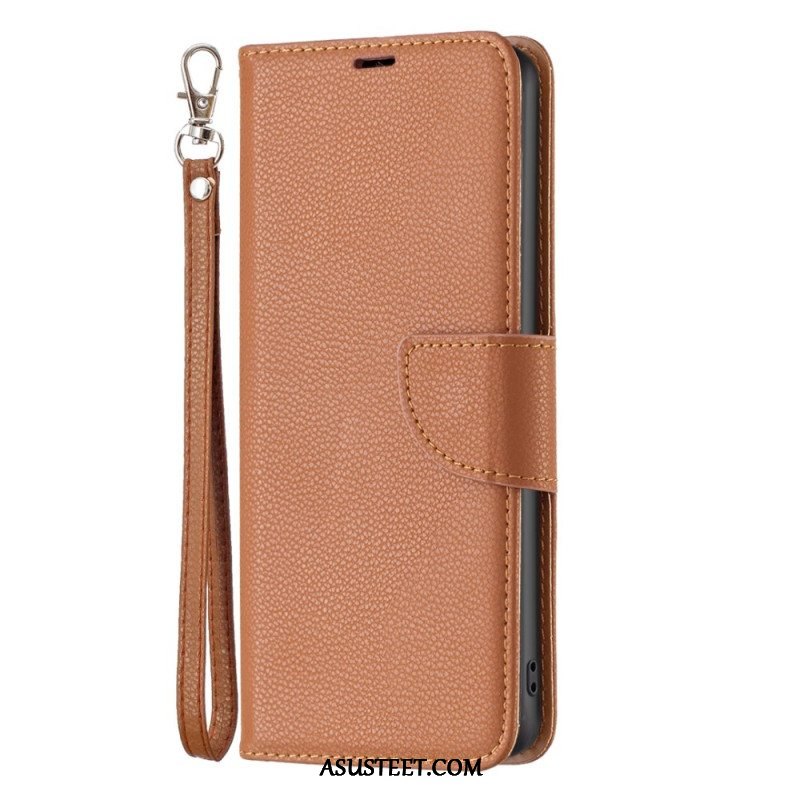 Flip Case Xiaomi Redmi Note 12 Pro Suojaketju Kuori Vino Hihnalukko