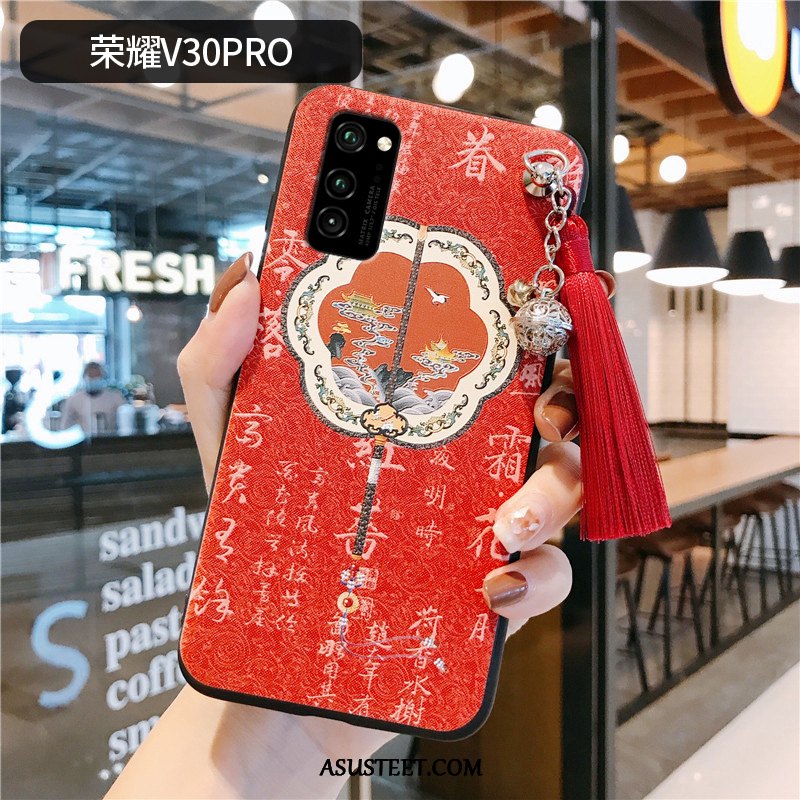 Honor View30 Pro Kuoret Luova Ohut Punainen Kuori Net Red