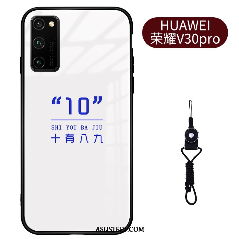 Honor View30 Pro Kuori Kuoret Kuvio Puhelimen Karkaisu Musta