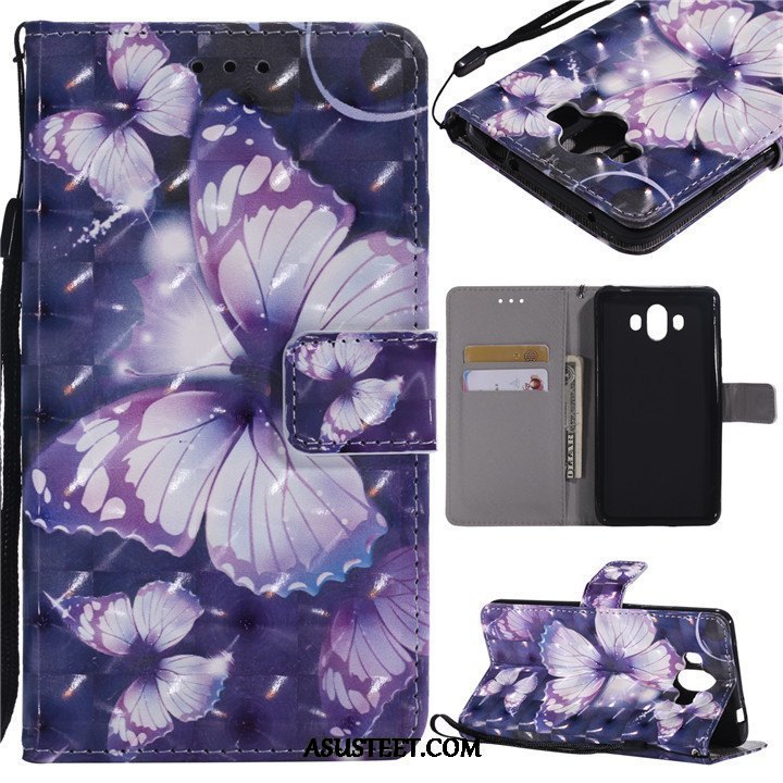 Huawei Mate 10 Kuoret Murtumaton Kuori Puhelimen Silikoni Violetti