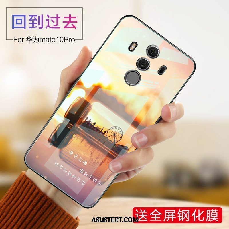 Huawei Mate 10 Pro Kuoret Trendi Kuori Silikoni Sininen Puhelimen