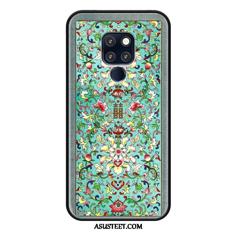 Huawei Mate 20 Kuoret Kiinalainen Tyyli Kuori All Inclusive Kukka Murtumaton