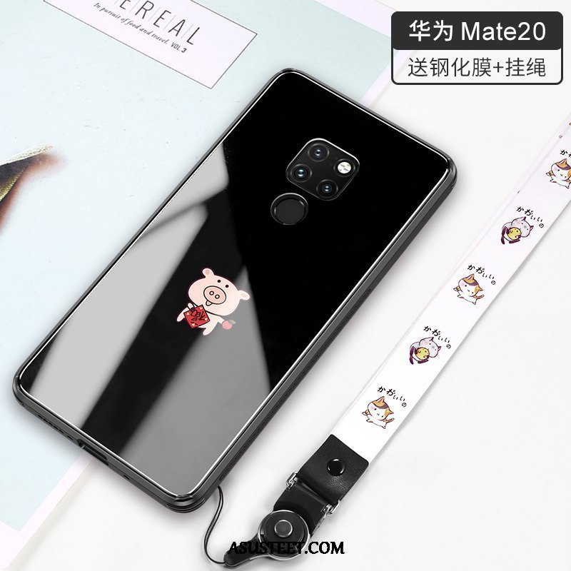 Huawei Mate 20 Kuoret Puhelimen Rakastunut Trendi Kuori Valkoinen