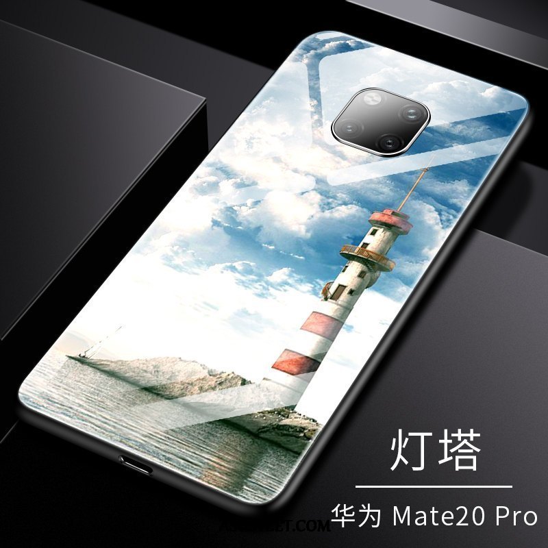 Huawei Mate 20 Pro Kuoret Sininen Murtumaton Tide-brändi Persoonallisuus Ultra