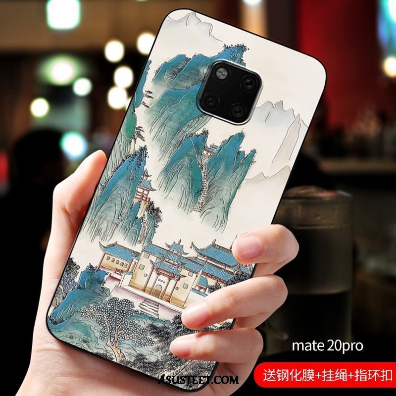 Huawei Mate 20 Pro Kuori Kuoret Kotelo Silikoni Kohokuviointi Muokata All Inclusive