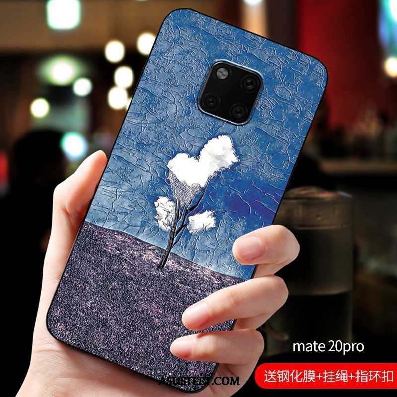 Huawei Mate 20 Pro Kuori Kuoret Kotelo Silikoni Kohokuviointi Muokata All Inclusive