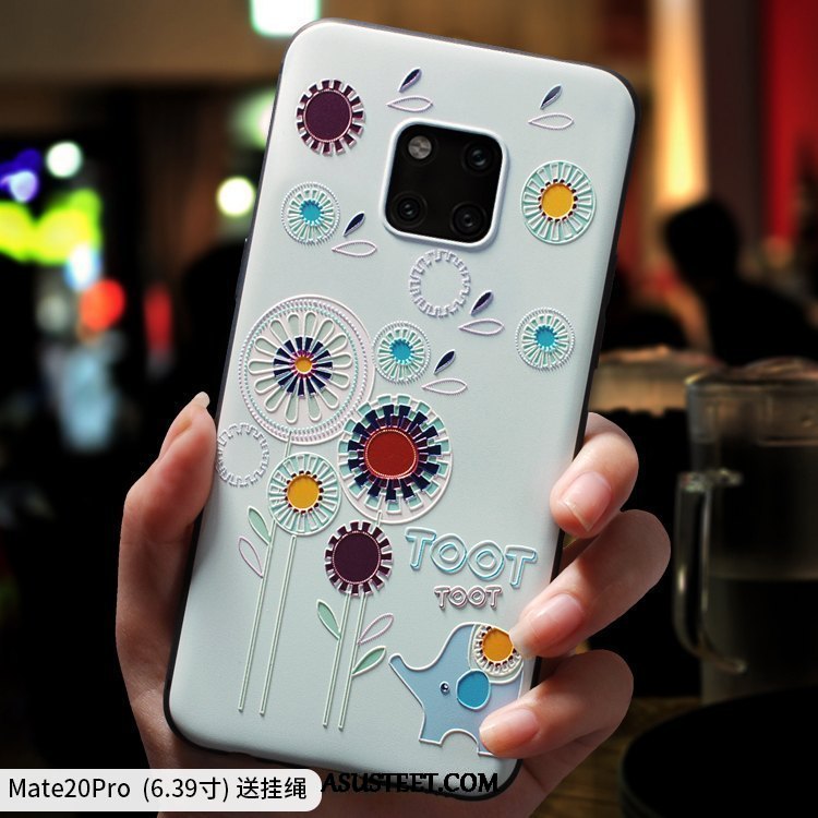 Huawei Mate 20 Pro Kuori Kuoret Luova Sarjakuva Ihana Pehmeä Neste Suojaus