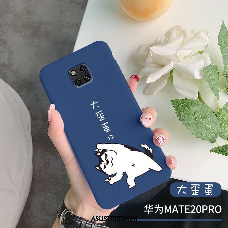 Huawei Mate 20 Pro Kuori Kuoret Puhelimen Silikoni Sininen Kotelo