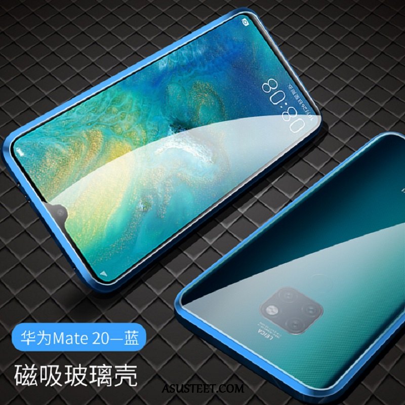 Huawei Mate 20 X (5g) Kuoret Magneettinen Ohut Kehys Puhelimen Läpinäkyvä