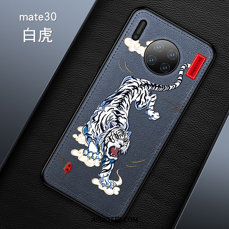 Huawei Mate 30 Kuoret Nosturi Puhelimen Luova Nahka Kiinalainen Tyyli