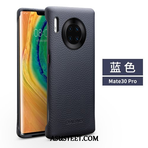 Huawei Mate 30 Pro Kuoret Aito Nahka Puhelimen Yksinkertainen Kuori Nahkakotelo