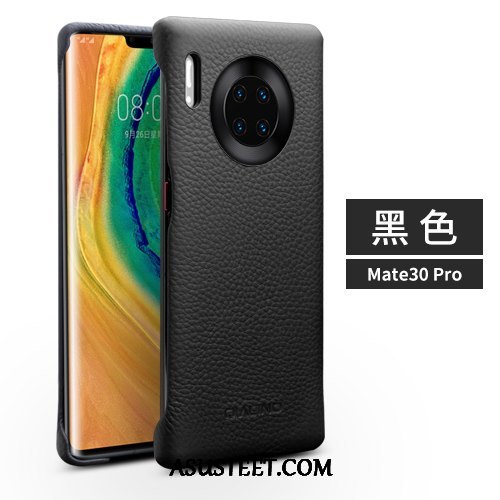 Huawei Mate 30 Pro Kuoret Aito Nahka Puhelimen Yksinkertainen Kuori Nahkakotelo