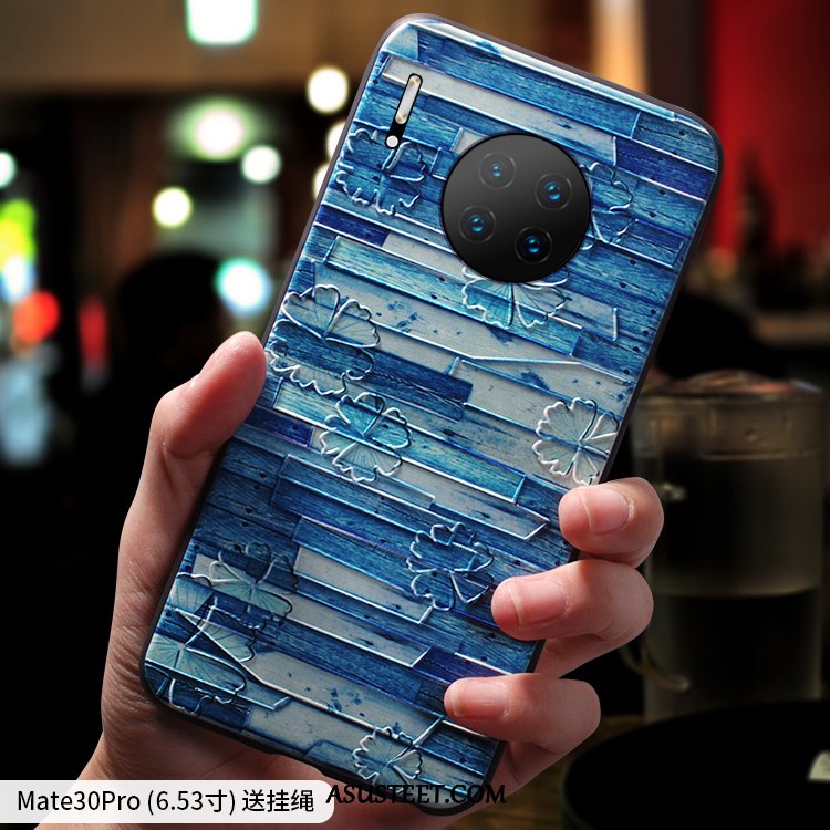 Huawei Mate 30 Pro Kuoret All Inclusive Pesty Suede Pehmeä Neste Suojaus Jauhe