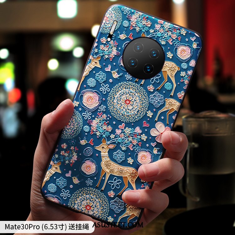 Huawei Mate 30 Pro Kuoret All Inclusive Pesty Suede Pehmeä Neste Suojaus Jauhe