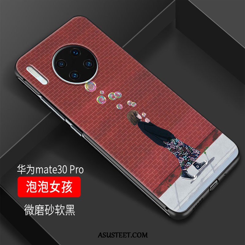 Huawei Mate 30 Pro Kuoret Suojaus Pesty Suede Lasi Puhelimen All Inclusive