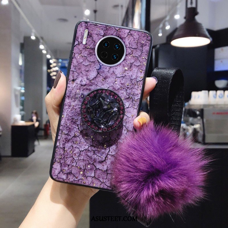 Huawei Mate 30 Pro Kuori Kuoret Pehmeä Neste All Inclusive Rhinestone Inlay Puhelimen Jauhe