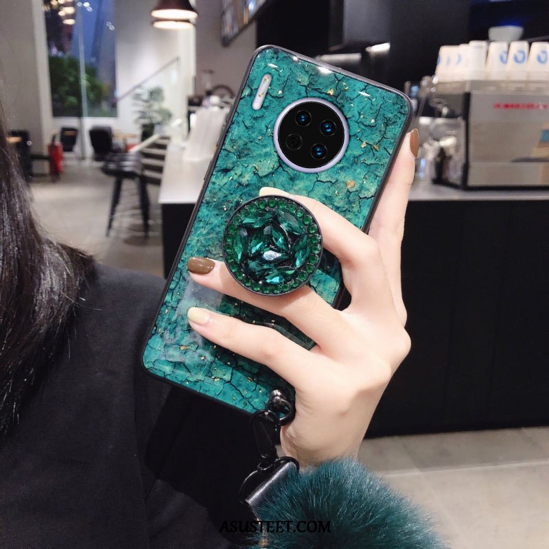 Huawei Mate 30 Pro Kuori Kuoret Pehmeä Neste All Inclusive Rhinestone Inlay Puhelimen Jauhe