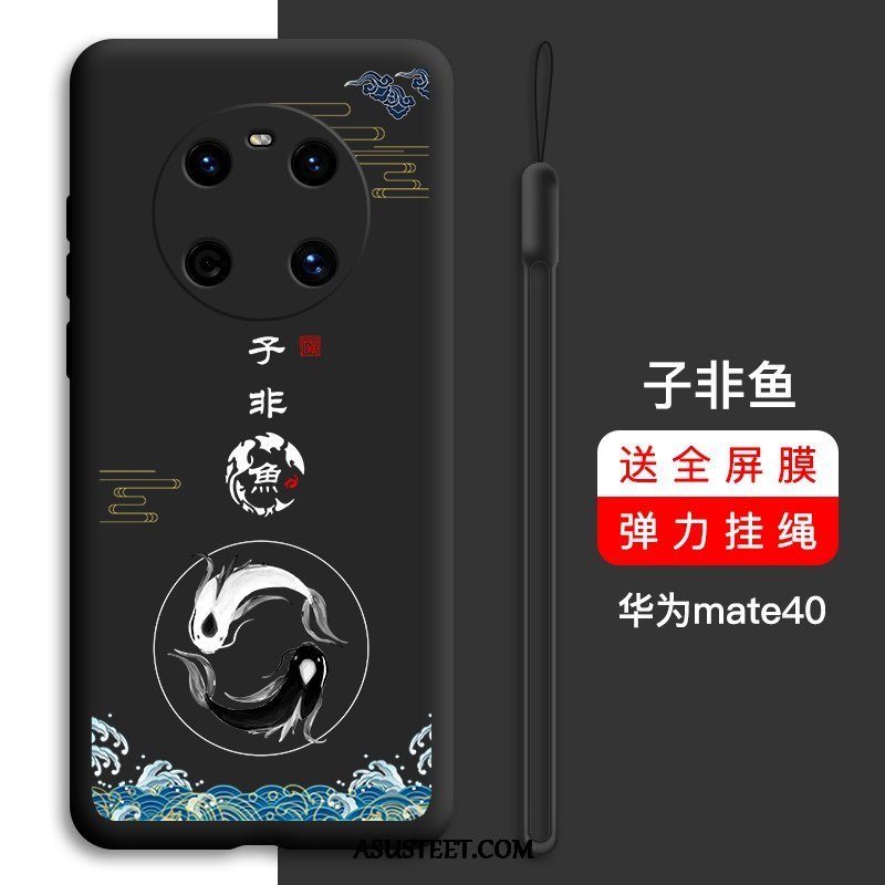 Huawei Mate 40 Kuoret Ohut Puhelimen Silikoni Net Red Kotelo