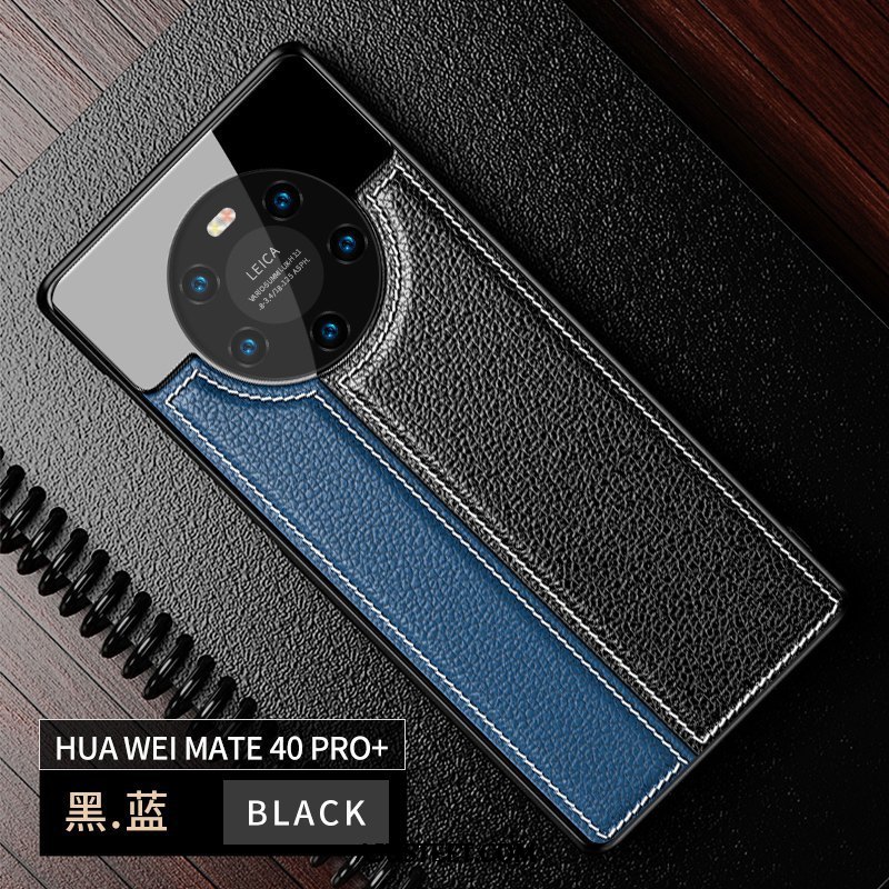 Huawei Mate 40 Pro+ Kuoret Nahka Murtumaton Puhelimen Kukkakuvio Kuori